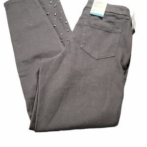 Style& Co Womens Black Skinny Leg Jeans Size 4